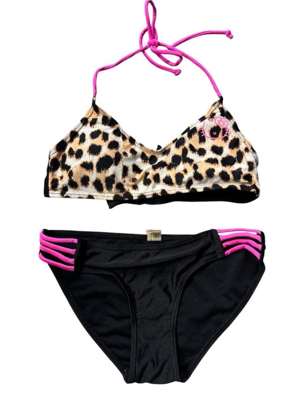 Hello kitty leopard bikini set